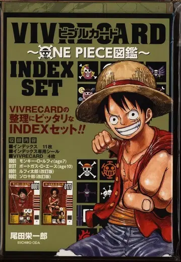 슈에이샤 VIVRE CARD ONE PIECE 도감 비블카드 원피스 도감 INDEX SET