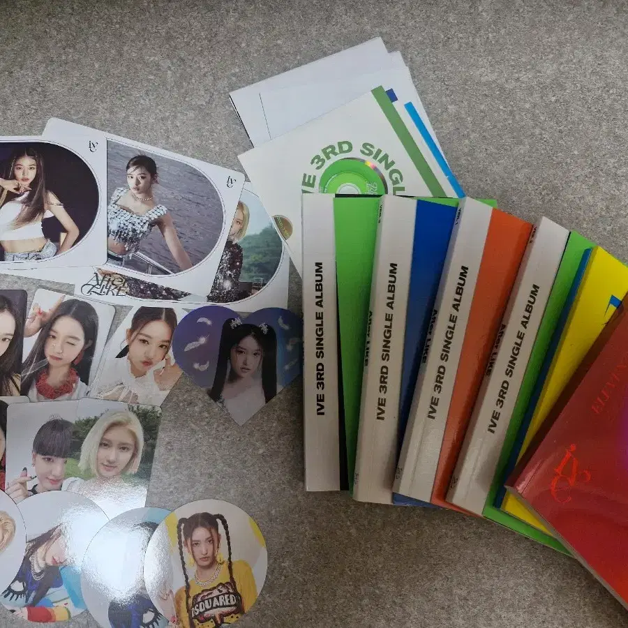 (급처)(풀구성,포카 O)아이브 앨범 굿즈 일괄 (6개)
