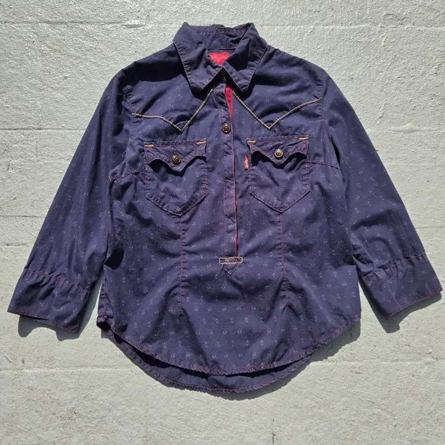 Levis 리바이스 90's type1 western 풀오버 아노락 셔츠