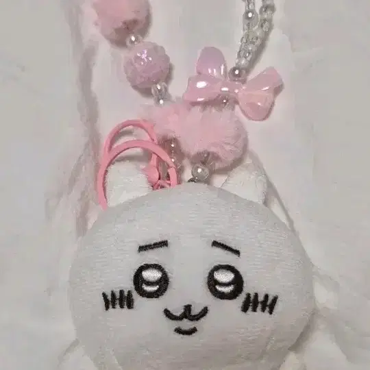 치이카와 키링 흰색 솜뭉치 키링