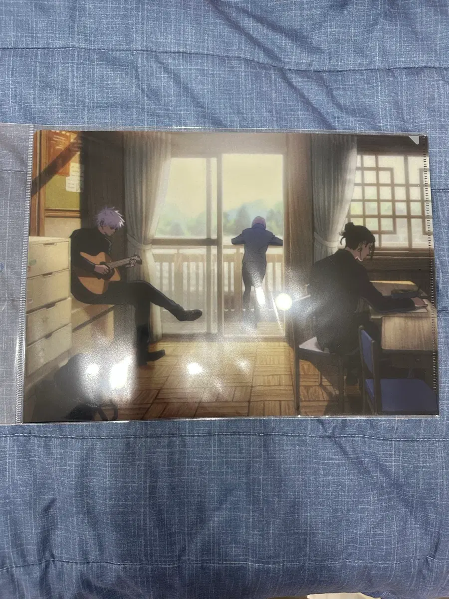 주술회전 원화 전시회 고죠 사토루 게토 쇼코 회옥옥절 ED 클리어파일 클파
