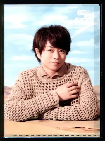 아라시 19년 아라시를 여행하는 전시회 ARASHI EXHIBITION JOURNEY 사쿠라이 쇼 A5 클리어 파일