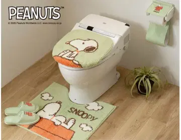 26일까지 초특가 그린색 PEANUTS 스누피 화장실 매트 세트 새상품
