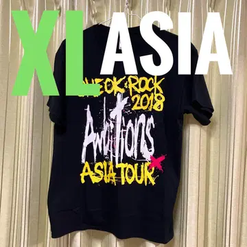 ONE OK ROCK 티셔츠 2018 ambitions Asia XL