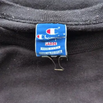 VINTAGE Champion 티셔츠 MADE IN U.S.A. 블랙