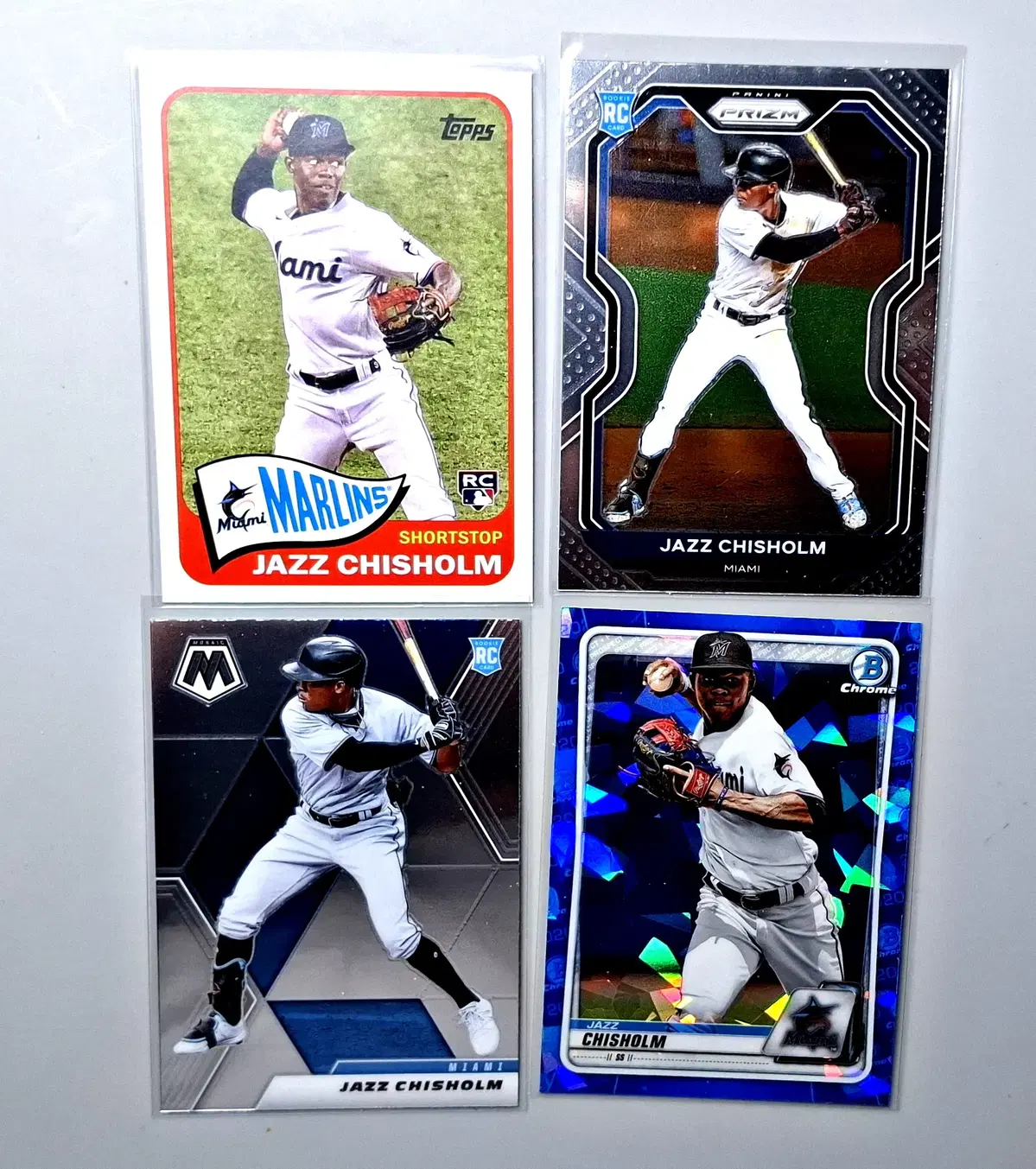 MLB 재즈치좀 루키 4장 아카이브 프리즘 사파이어 모자이크
