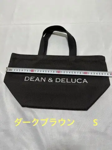 [ DEAN & DELUCA ] 차리티 토트백 다크 브라운 S