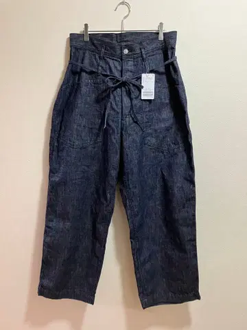 미사용 2026SS 10OZ 데님 ARMY 빅 팬츠