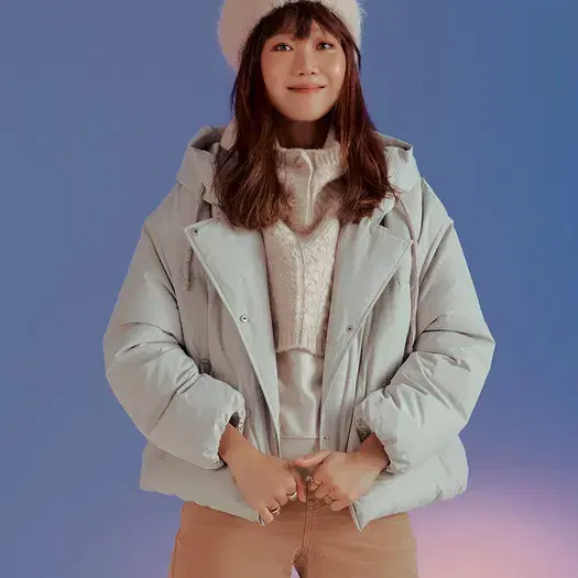 22 써스데이아일랜드 공효진 구스 푸퍼 패딩 S