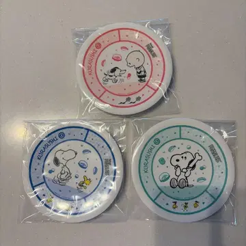 쿠라스시 스누피 플레이트 3장 세트