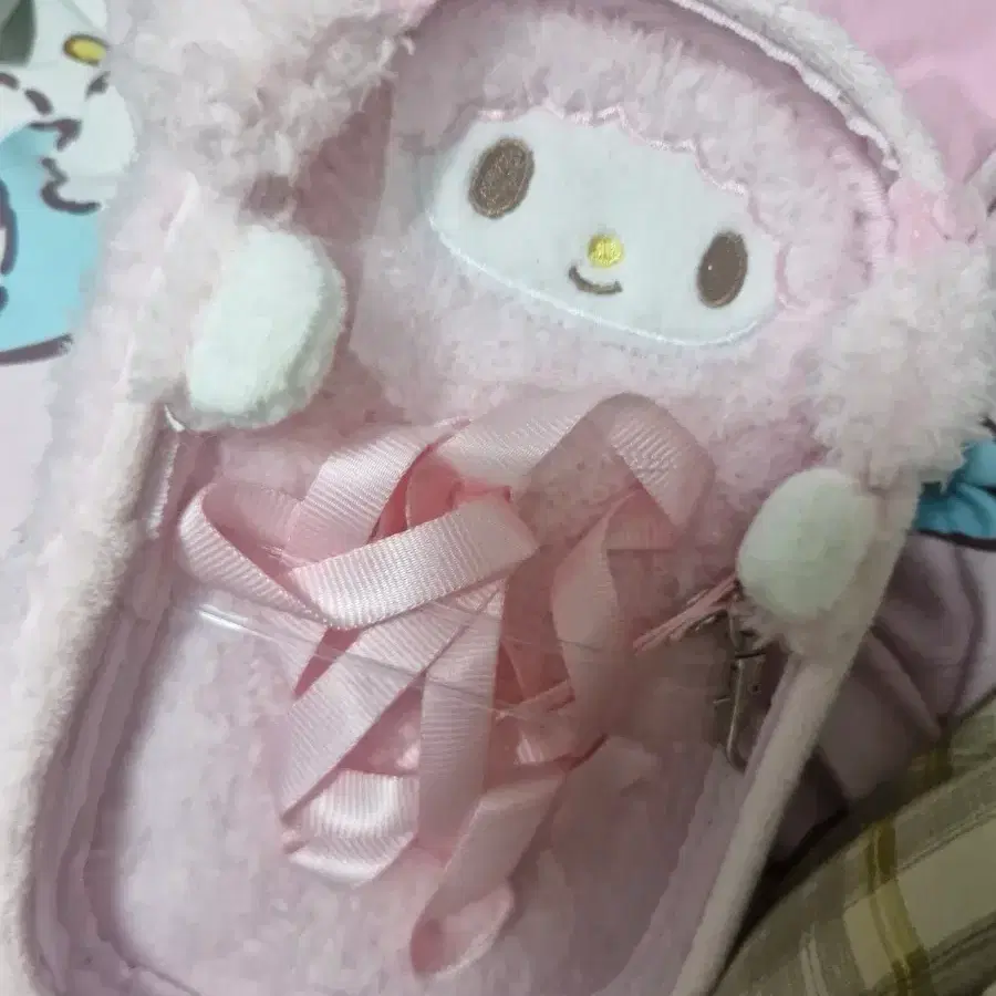 마이멜로디 아크릴 목걸이,키링