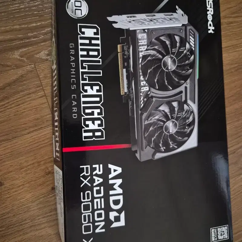 ASRock 라데온 RX 9060 XT 16GB(미사용)직거래53만원
