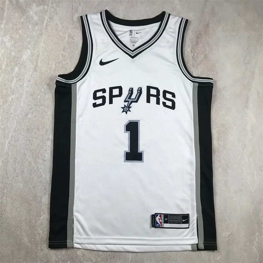 빅터 벤반아마 NBA 스퍼스 1호 화이트 핫스탬프 SIZE S-XXL
