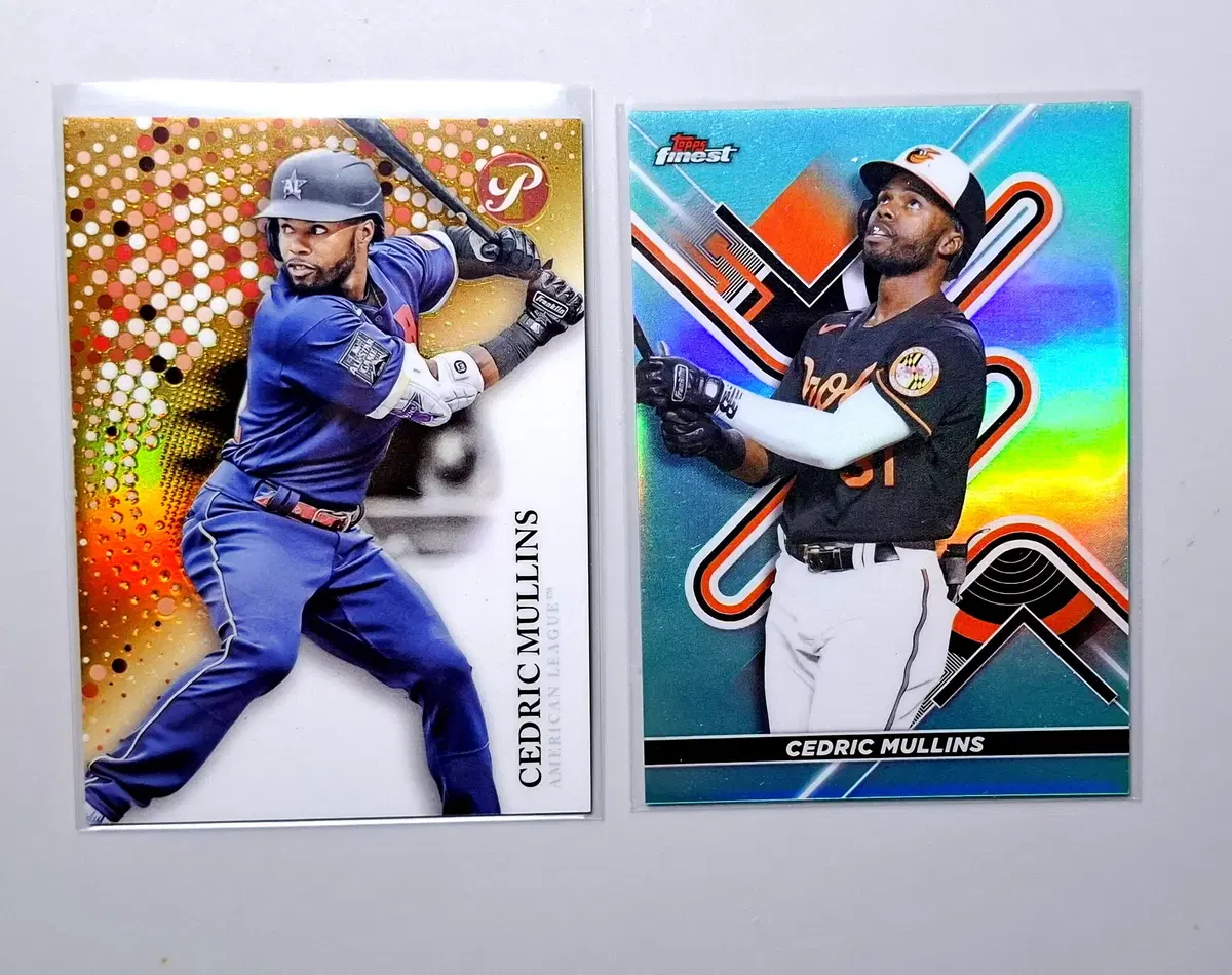 MLB 세드릭 멀린스 50한정 골드, 199한정 아쿠아 리플