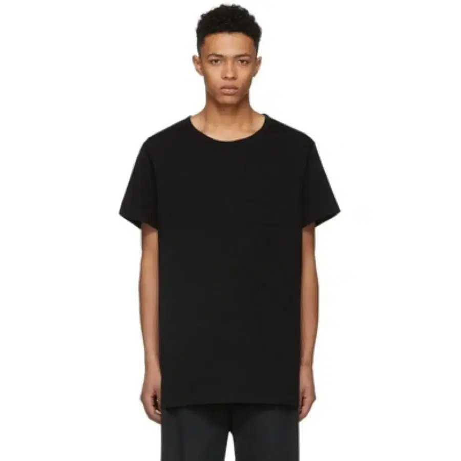요지야마모토 Black Leaf T-shirt