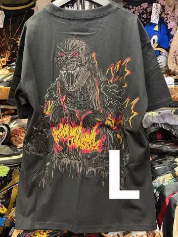 공식 GODZILLA VS DESTOROYAH 버닝고질라 T셔츠 L