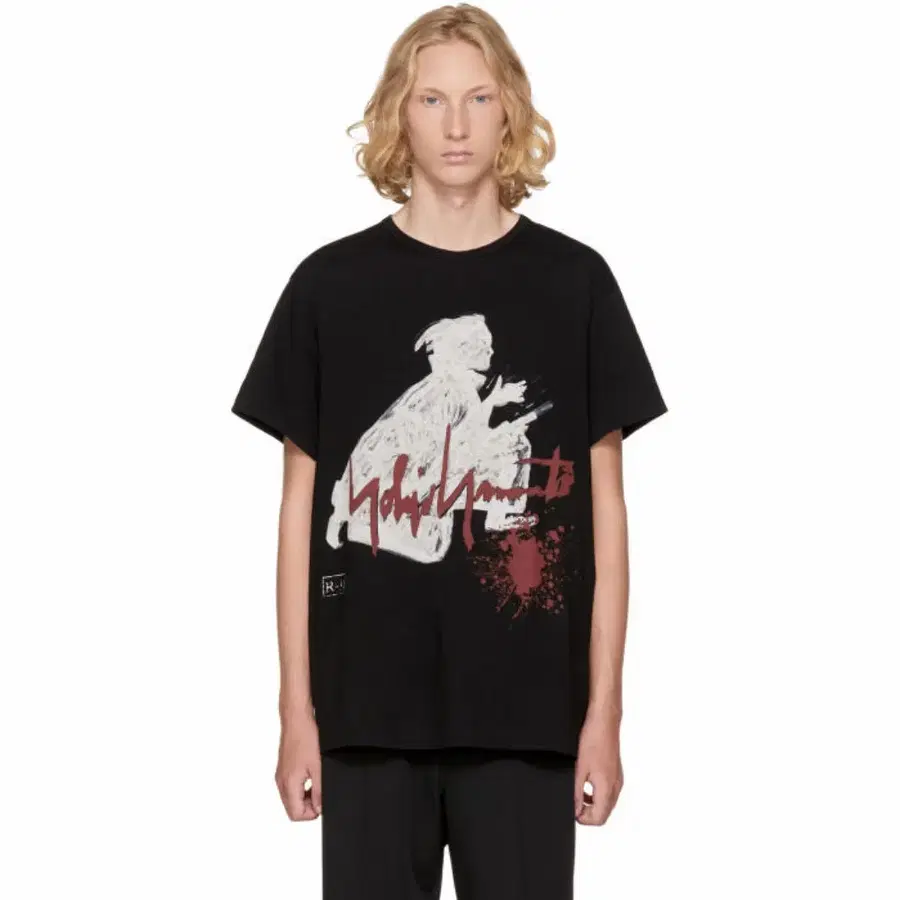 요지야마모토 Black Samurai T-Shirt