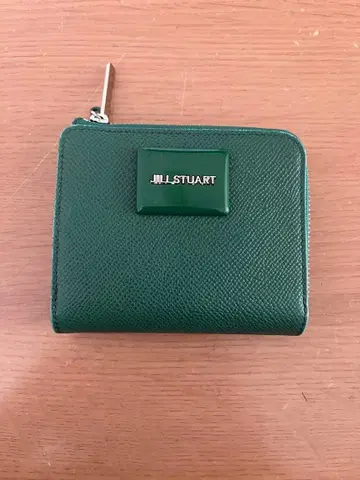 오봉 연휴 한정판 JILLSTUART 접이식 지갑 그린