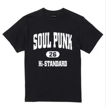 Hi-STANDARD SOUL PUNK 26 티셔츠 블랙 M