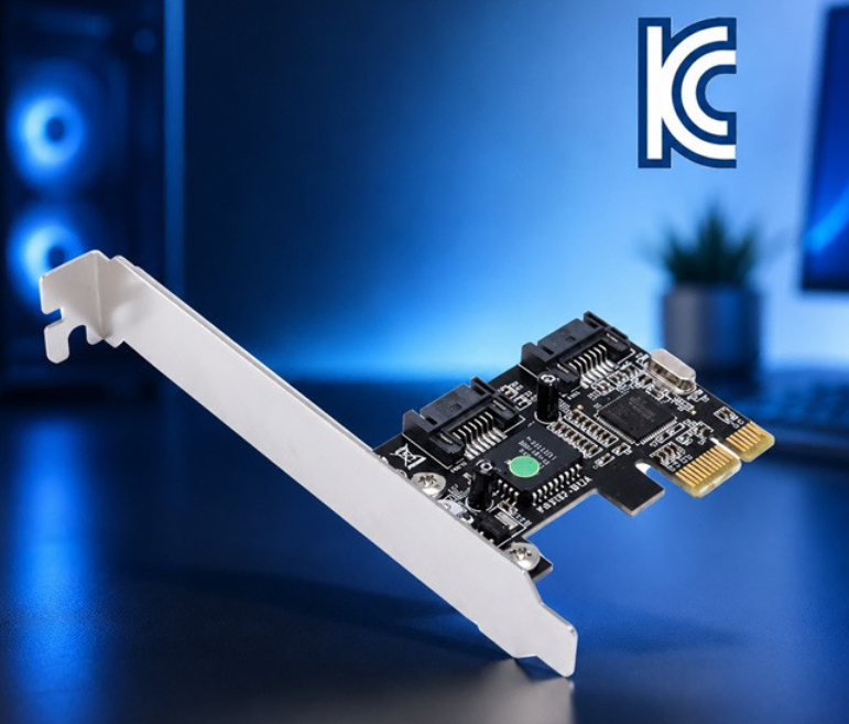 강원전자 NETMATE PCI Express SATA2 2포트 (SI)(슬림PC겸용) A-410