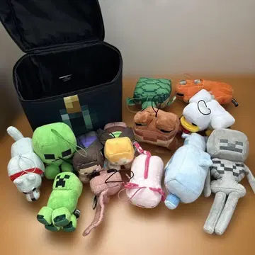마인크래프트 봉제 인형 세트