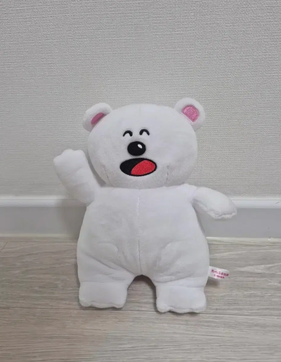드림 애니멀즈 더무비 타베코도부츠 수족관 북극곰 인형 (새상품)
