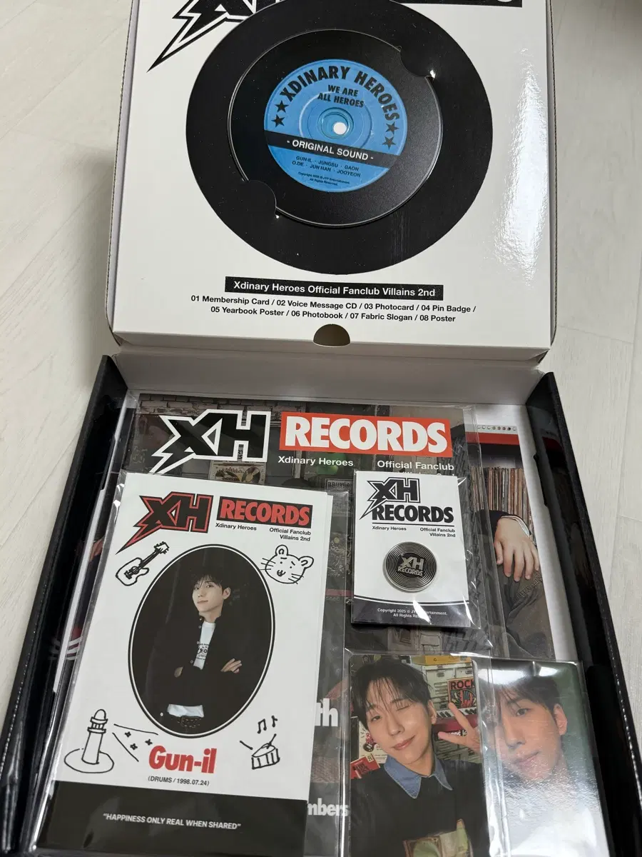 엑스디너리 히어로즈 엑디즈 빌런즈 2기 팬클럽 키트