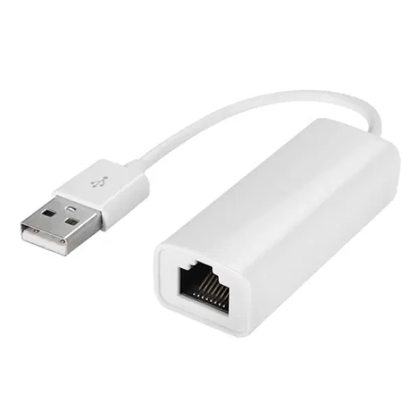 100메가지원 USB 유선 랜카드 화이트