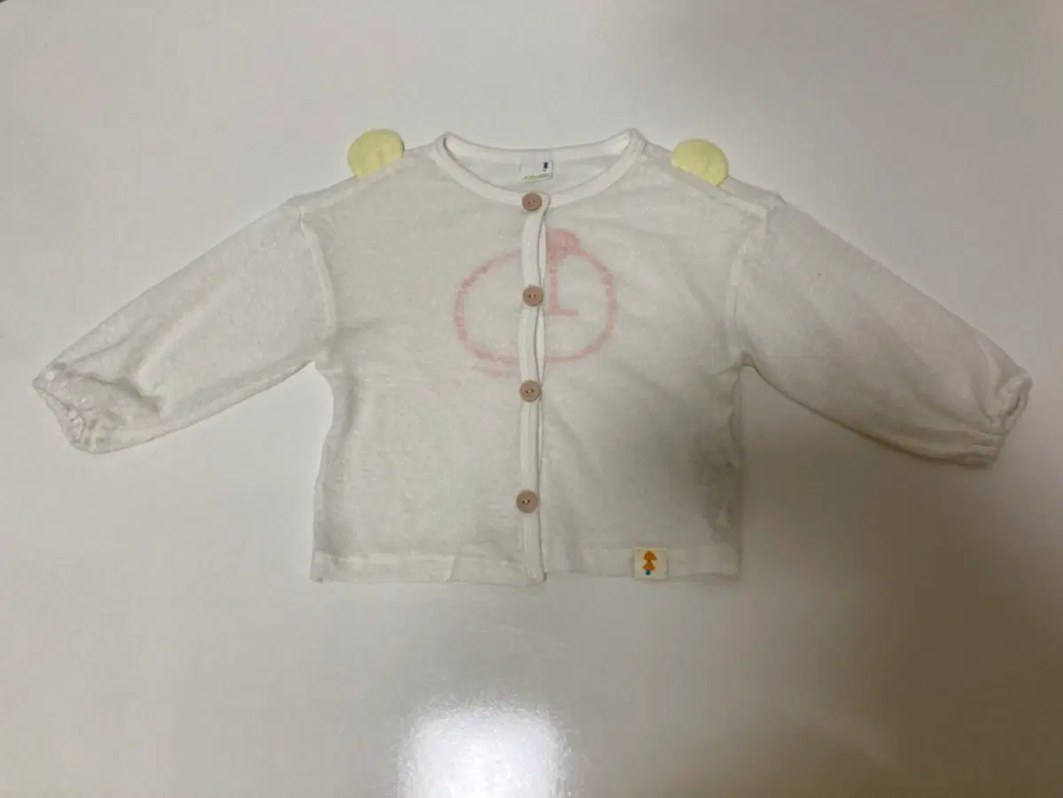 삠뽀요 푸푸 가디건 / 아이보리 90(18M)
