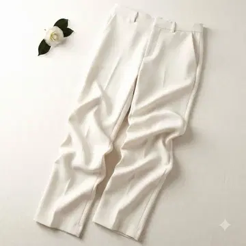 매킨토시 런던 캐주얼 팬츠 아이보리 계열 깔끔한 출퇴근용/M 상당