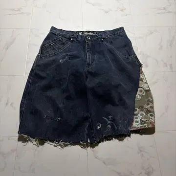 Y2K 00s 배기 데님 조트 그런지 와이드