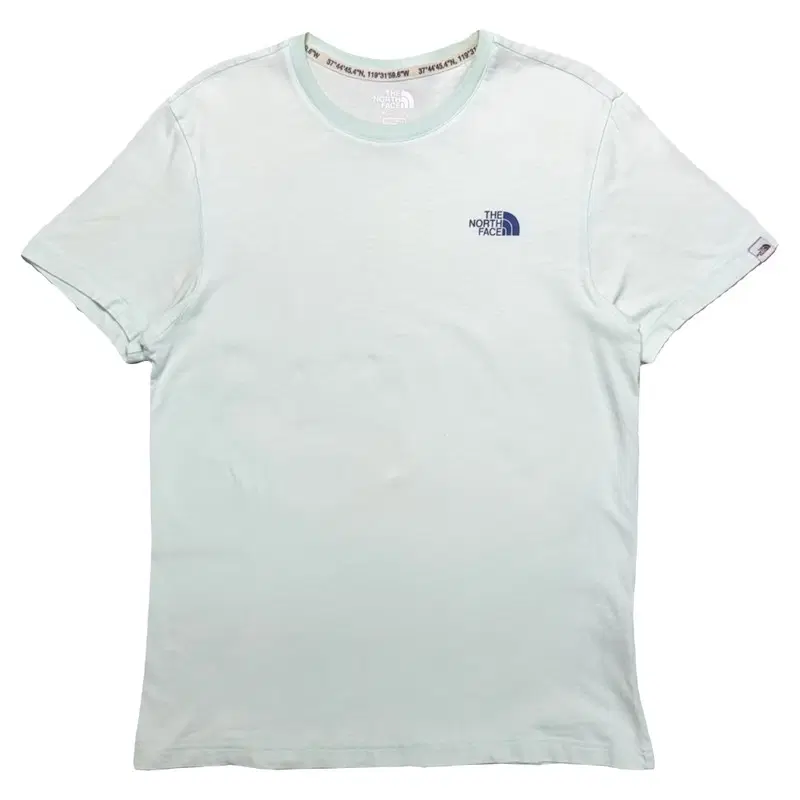 THE NORTH FACE 화이트 라벨 반팔 티셔츠 라임 L