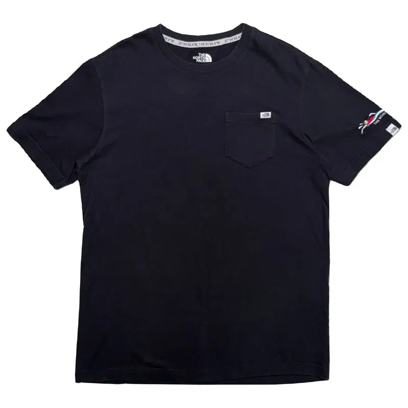 THE NORTH FACE 화이트 라벨 포켓 반팔 티셔츠 블랙 L