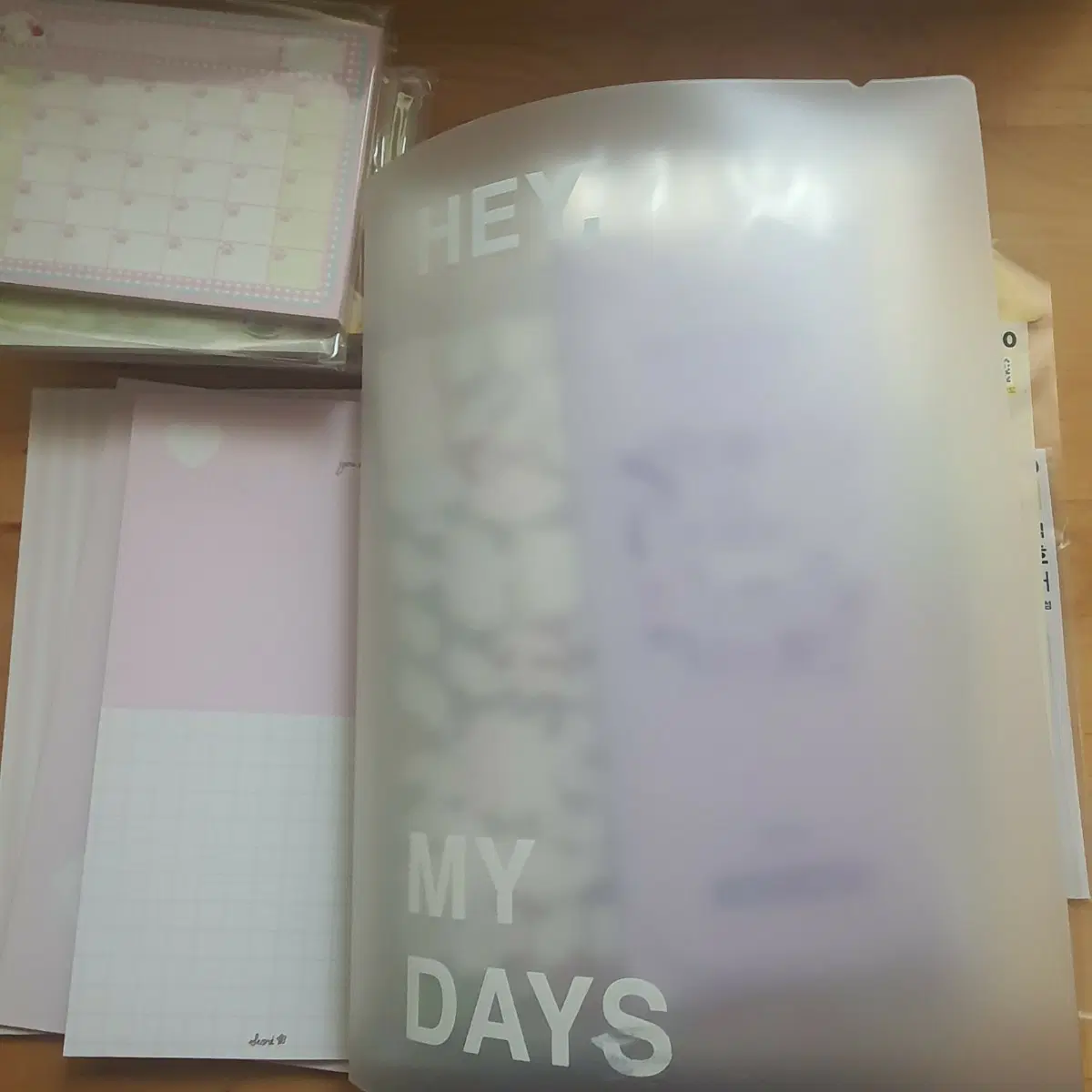 다꾸 다이어리꾸미기 스티커 60장 떡메 10개 엽서 바인더 일괄