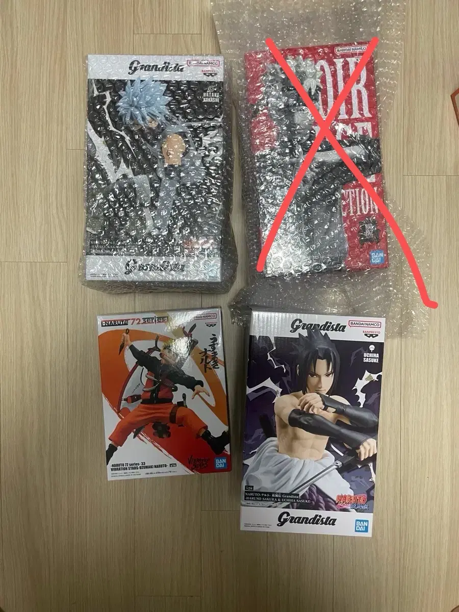 미개봉새상품 카카시 사스케 누아르 느와르 나루토 피규어