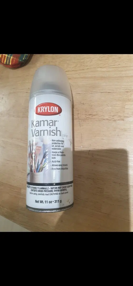 (한번사용) 크라이런(Krylon) 바니쉬 스프레이 311g