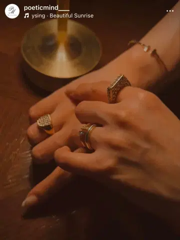 poeticmind 키라키라 반지