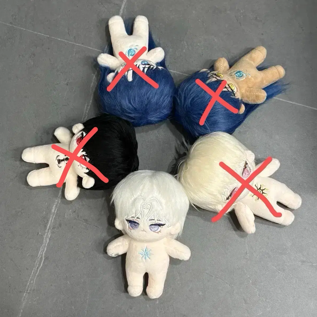 무속성 갠제 개인제작 10cm 솜인형 10깅