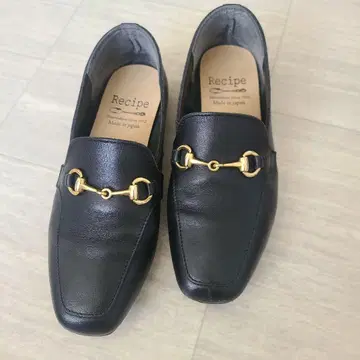 레시피 비트 로퍼 블랙 22.0cm