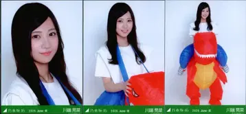 노기자카46 회장 한정판 브로마이드 카와바타 아키나 2026 June-III 후쿠이현 ver. 코디 컴프