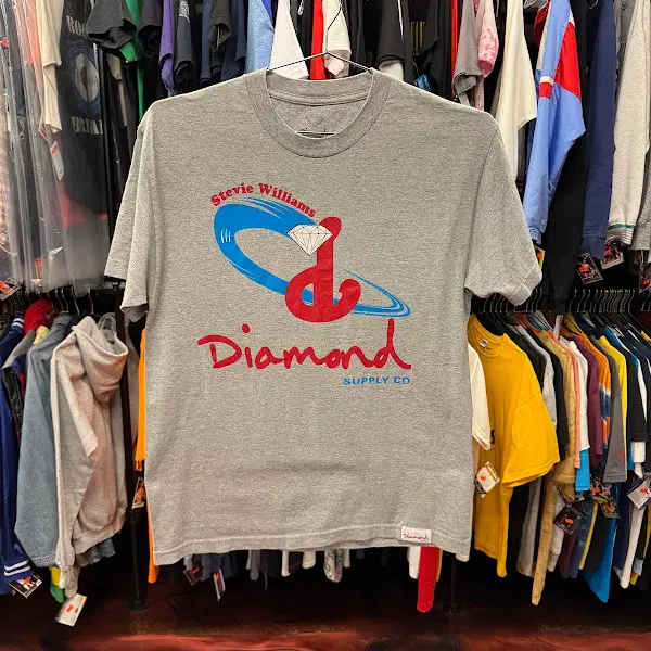 2000년대 빈티지 Diamond Supply Co Stevie Williams 스케이트 보드 티셔츠