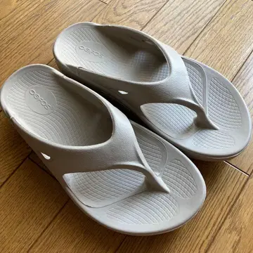 OOFOS 우포스 리커버리 샌들 쪼리 베이지 25cm