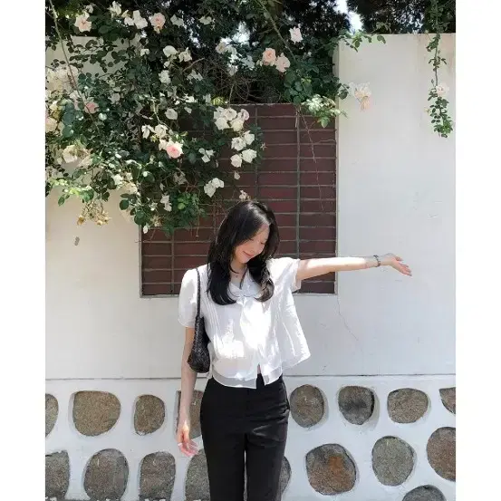 [ordinaire] 가내스라 바게트 카프리 팬츠 블랙(새상품)
