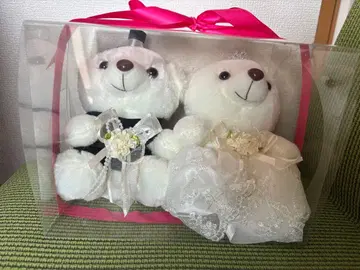 웨딩 곰 봉제 인형