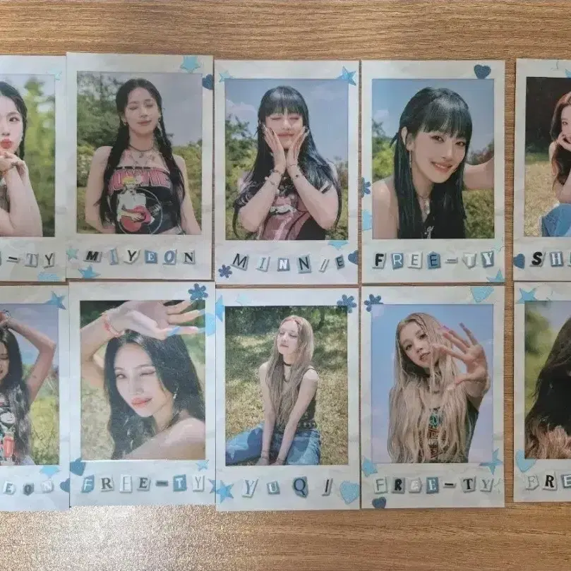 2023 아이들 월드투어 폴라로이드 세트