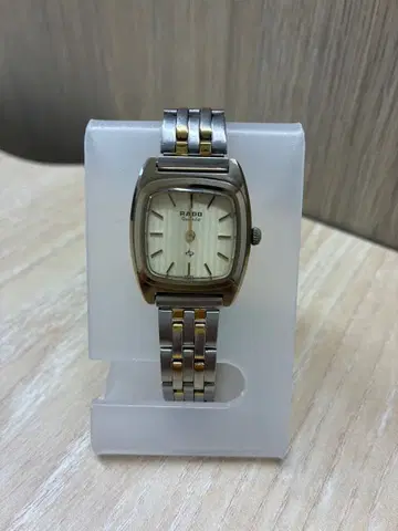 RADO Quartz 여성용 손목시계 콤비 컬러 작동 안 함
