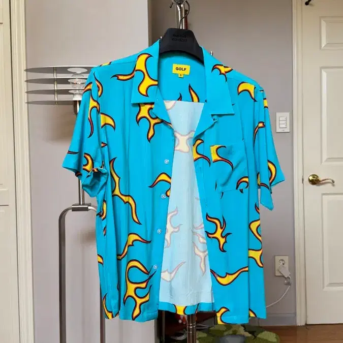 [S] 골프왕 Golf Wang Flame Button Up