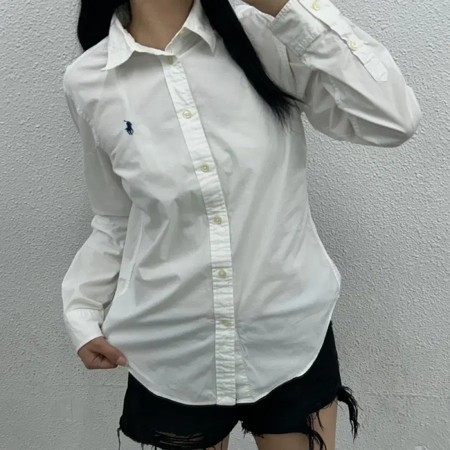 폴로 랄프로렌 네이비포니 화이트 셔츠 8