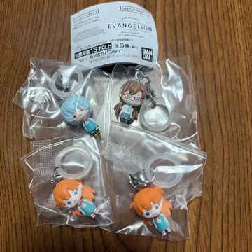 EVANGELION 메지루시 액세서리 4개 세트