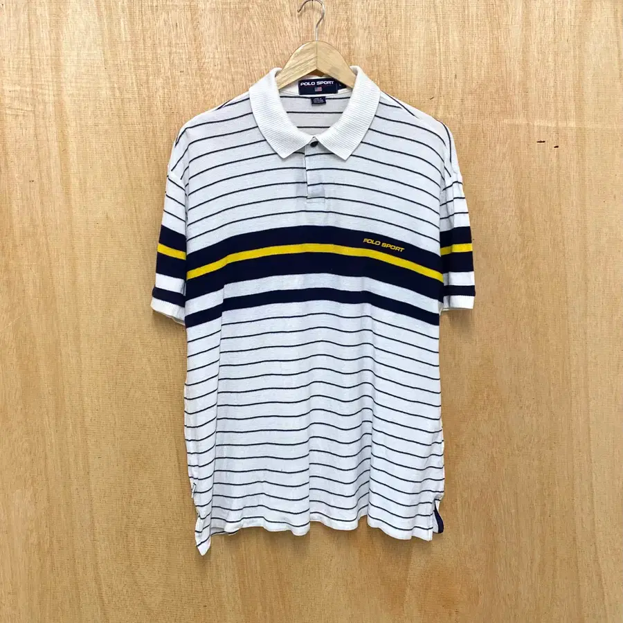 90s POLO SPORT waffle collar t-shirts 90년대 폴로 스포츠 와플 카라티